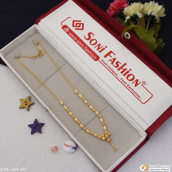1_Gram_Gold_Plated_Charming_Design_Gold_Plated_Necklace_For_Women_Style_A483
