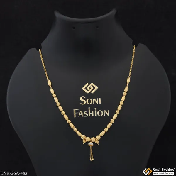 1_Gram_Gold_Plated_Charming_Design_Gold_Plated_Necklace_For_Women_Style_A483