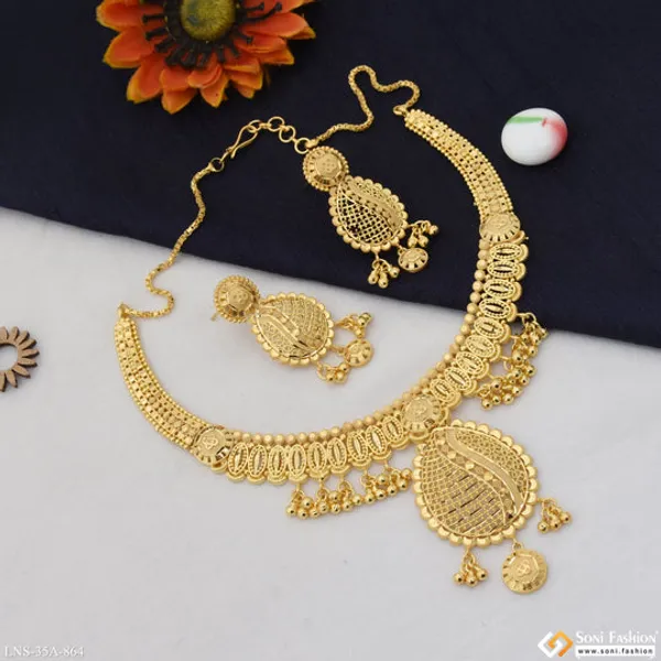 1_Gram_Gold_Plated_Exclusive_Design_Necklace_Set_For_Women_Style_A864