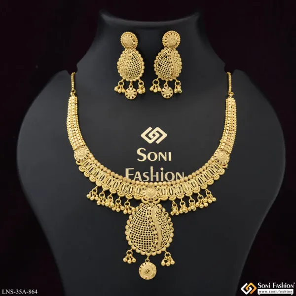 1_Gram_Gold_Plated_Exclusive_Design_Necklace_Set_For_Women_Style_A864