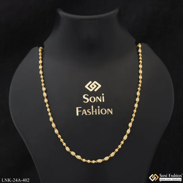 1_Gram_Gold_Plated_Designer_Classic_Design_Tulsi_Mala_For_Women_Style_A402