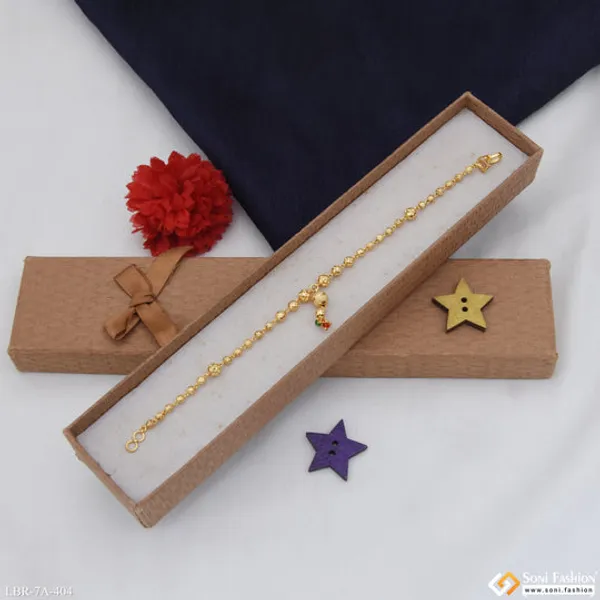 Artisanal_Design_Gold_Plated_Bracelet_For_Ladies_Style_A404