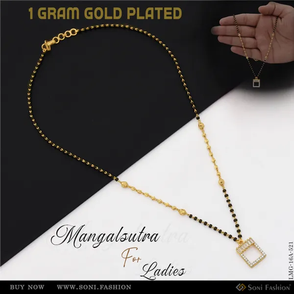 1_Gram_Gold_Plated_Funky_Design_Gold_Plated_Mangalsutra_For_Ladies_Style_A521