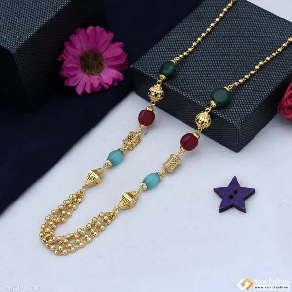 Unique_Design_Gold_Plated_Mala_For_Women_Style_A749