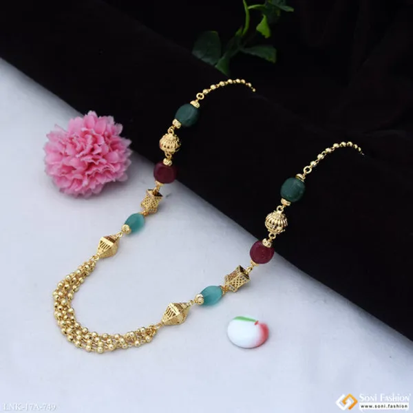 Unique_Design_Gold_Plated_Mala_For_Women_Style_A749