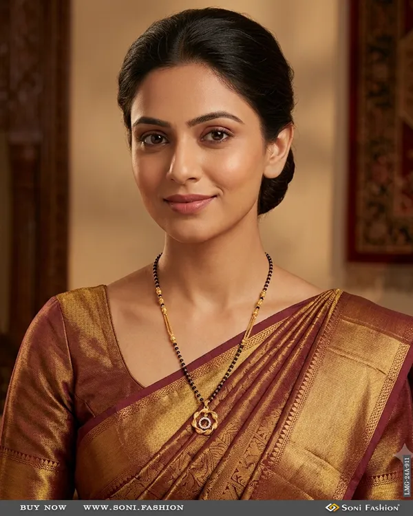 1_Gram_Gold_Plated_New_Style_Mangalsutra_For_Women_Style_A911
