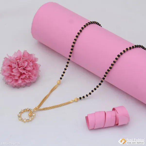 1_Gram_Gold_Plated_Radiant_Design_Mangalsutra_For_Women_Style_A705
