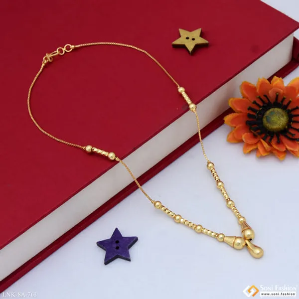 Artisanal_Design_Gold_Plated_Necklace_For_Ladies_Style_A763