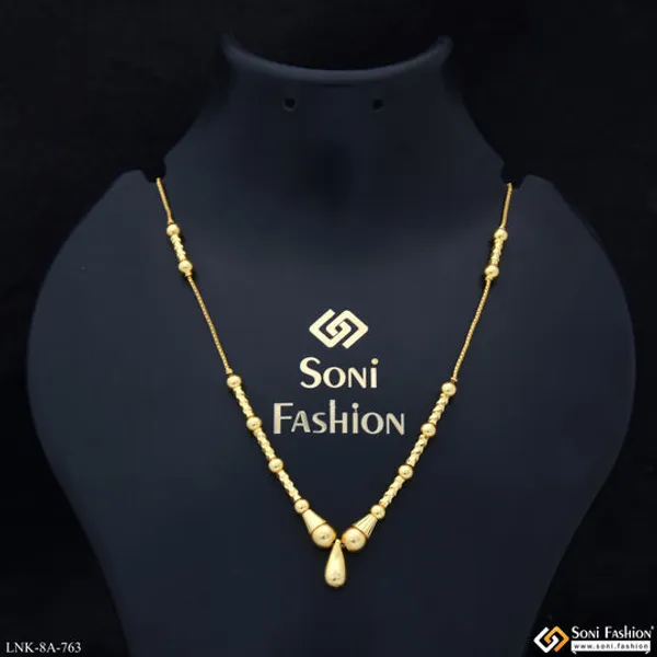 Artisanal_Design_Gold_Plated_Necklace_For_Ladies_Style_A763