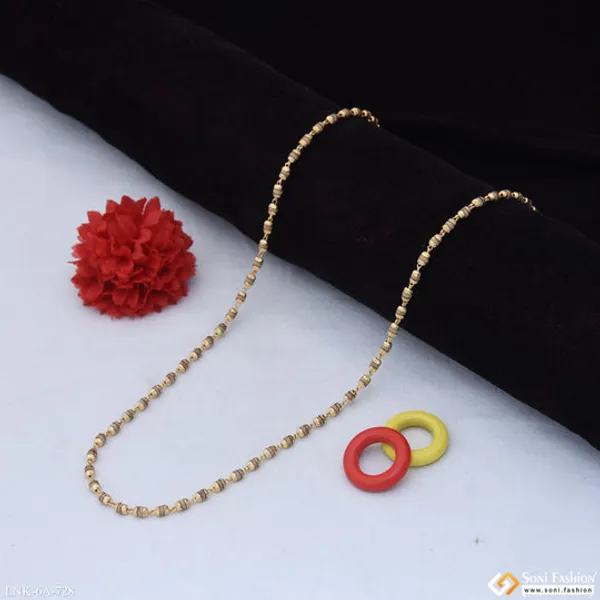 Fashionable_Gold_Plated_Tulsi_Mala_For_Women_Style_A728