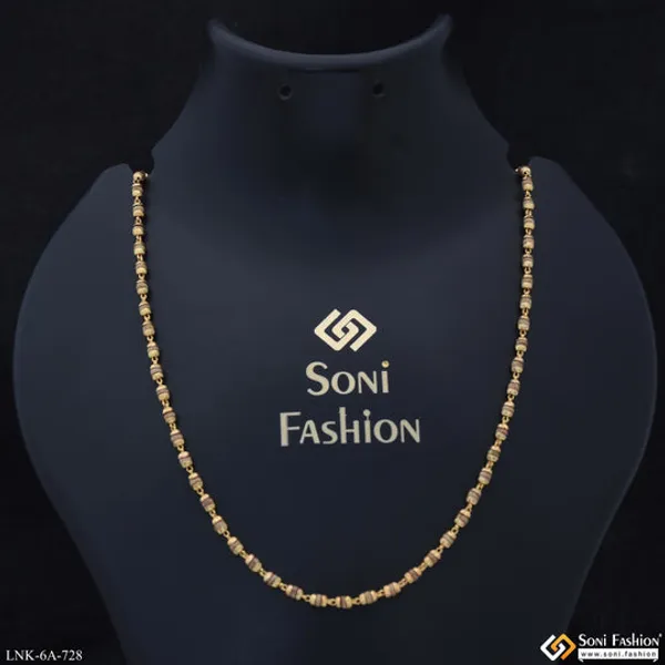 Fashionable_Gold_Plated_Tulsi_Mala_For_Women_Style_A728