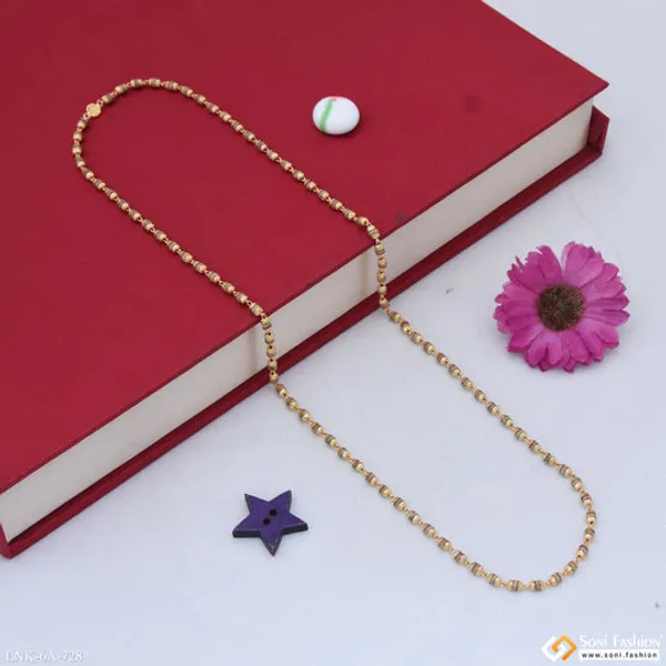 Fashionable_Gold_Plated_Tulsi_Mala_For_Women_Style_A728