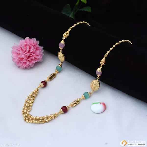 Eye_Catching_Design_Gold_Plated_Mala_For_Women_Style_A745