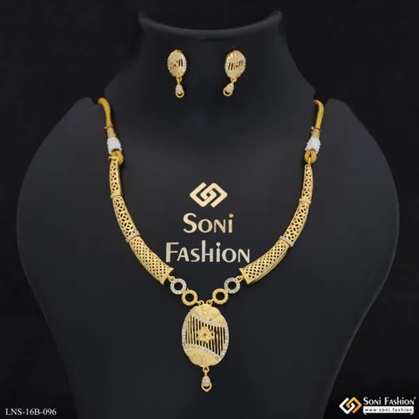 Eye_Catching_Design_Gold_Plated_Necklace_Set_For_Women_Style_B096