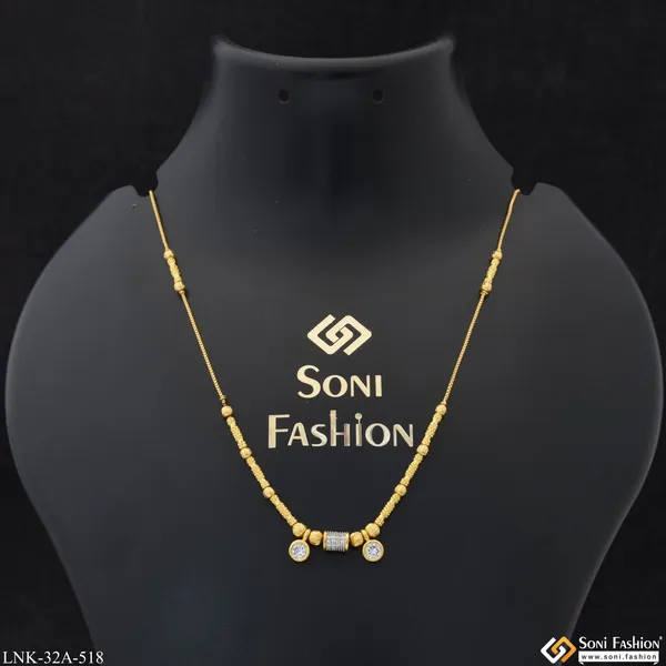 1_Gram_Gold_Plated_Finely_Detailed_Necklace_For_Ladies_Style_A518