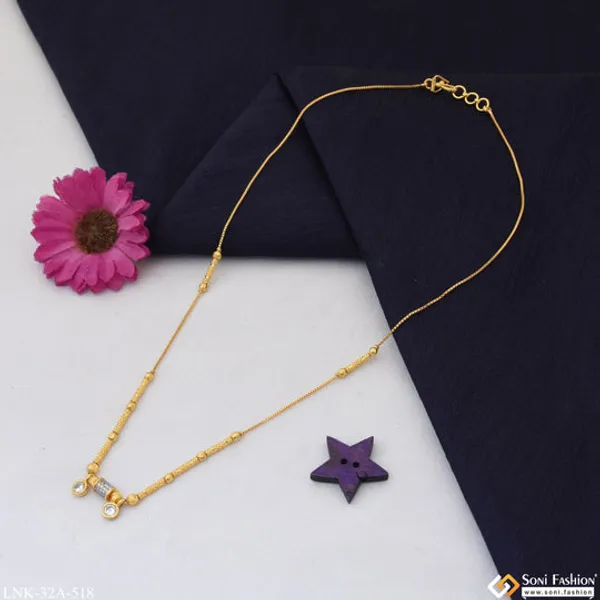 1_Gram_Gold_Plated_Finely_Detailed_Necklace_For_Ladies_Style_A518