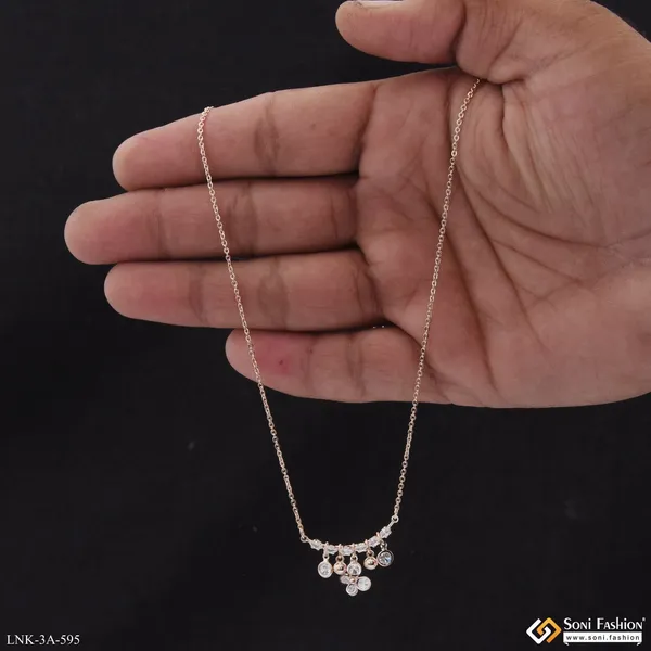 Exclusive_Design_Rose_Gold_Color_Necklace_For_Ladies_Style_A595