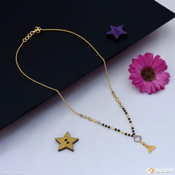 1_Gram_Gold_Plated_Chic_Design_Mangalsutra_For_Women_Style_A998