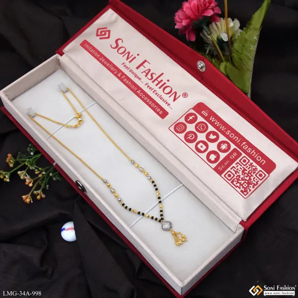 1_Gram_Gold_Plated_Chic_Design_Mangalsutra_For_Women_Style_A998