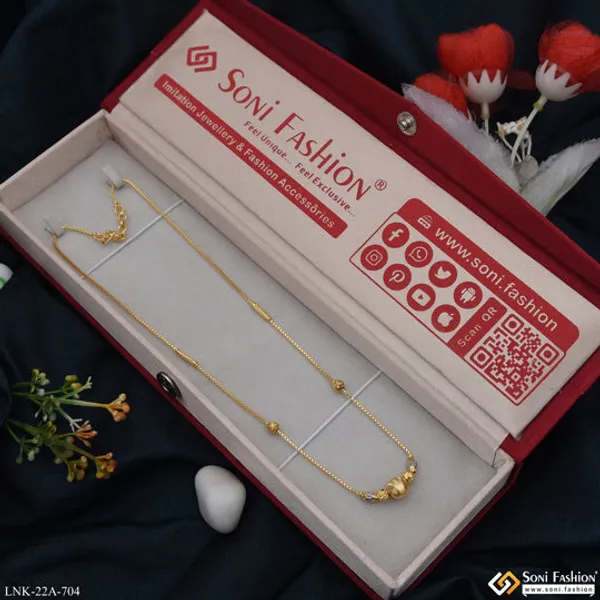 1_Gram_Gold_Plated_Finely_Detailed_Necklace_For_Ladies_Style_A704