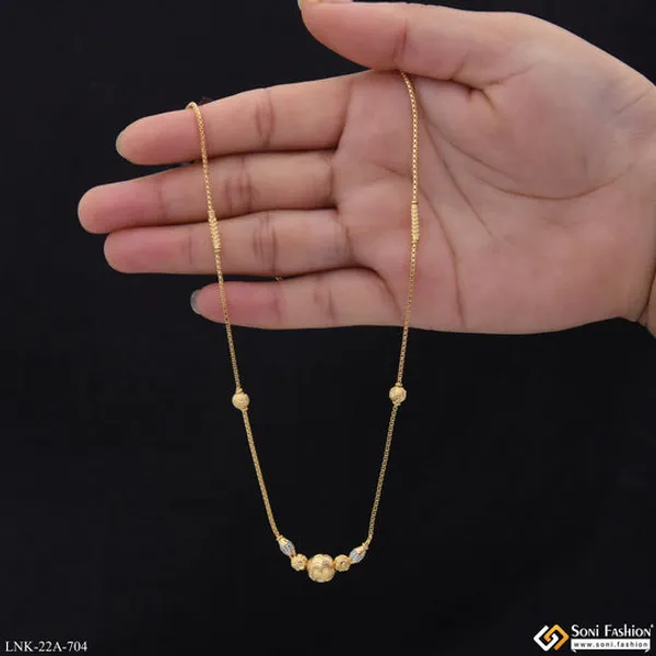 1_Gram_Gold_Plated_Finely_Detailed_Necklace_For_Ladies_Style_A704