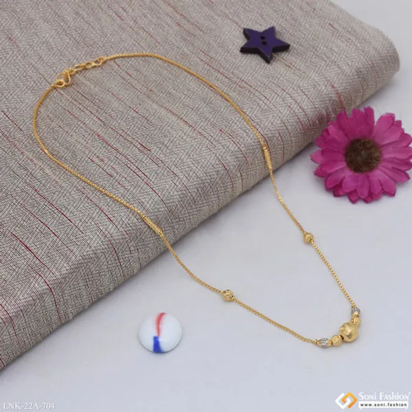 1_Gram_Gold_Plated_Finely_Detailed_Necklace_For_Ladies_Style_A704