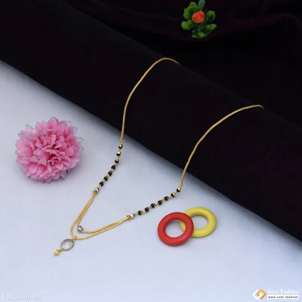 1_Gram_Gold_Plated_Glittering_Design_Mangalsutra_For_Women_Style_B005
