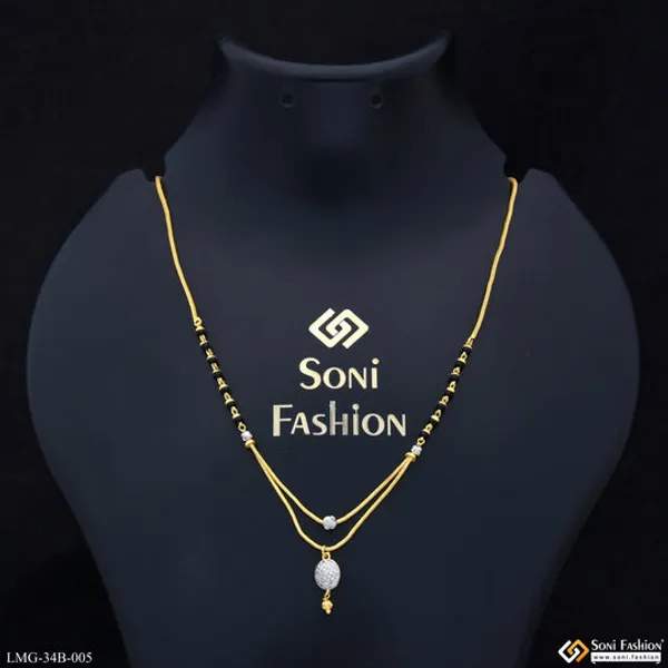 1_Gram_Gold_Plated_Glittering_Design_Mangalsutra_For_Women_Style_B005