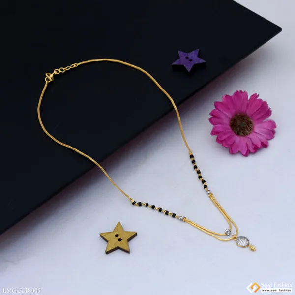 1_Gram_Gold_Plated_Glittering_Design_Mangalsutra_For_Women_Style_B005
