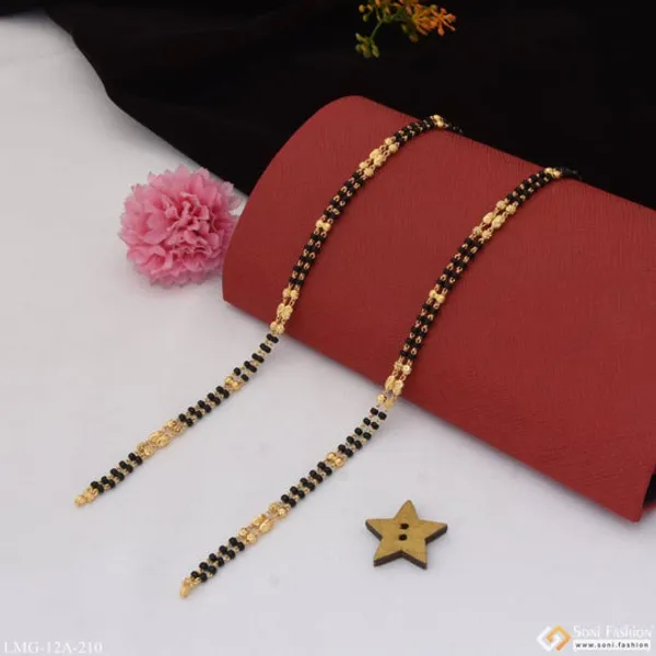 1_Gram_Gold_Plated_2_Line_Brilliant_Design_Mangalsutra_Dori_For_Women_Style_A210