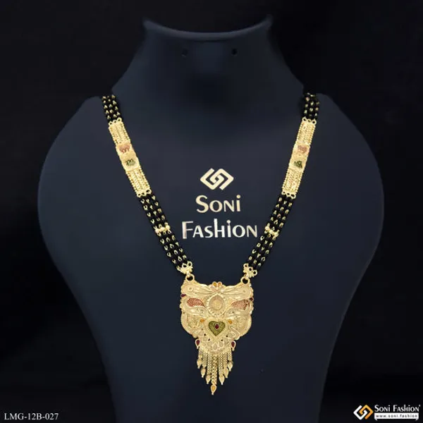 Fashionable_Gold_Plated_Mangalsutra_For_Women_Style_B027