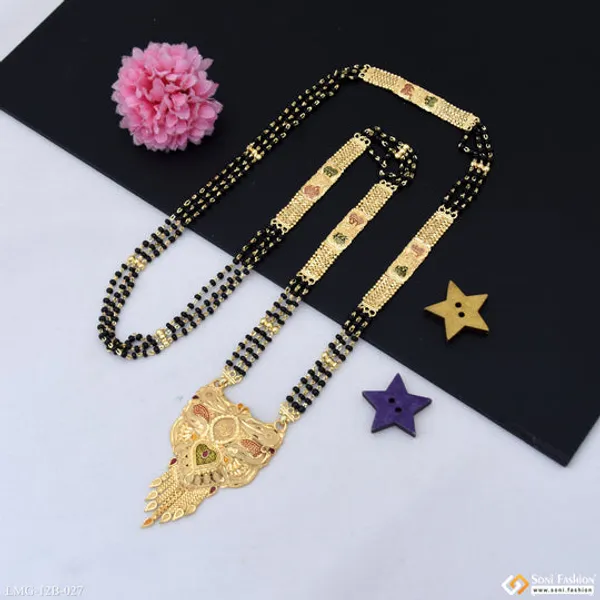 Fashionable_Gold_Plated_Mangalsutra_For_Women_Style_B027