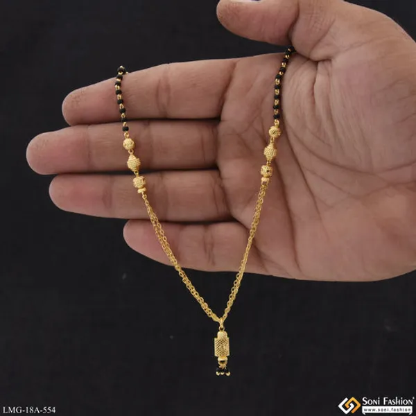 1_Gram_Gold_Plated_Designer_Mangalsutra_For_Women_Style_A554