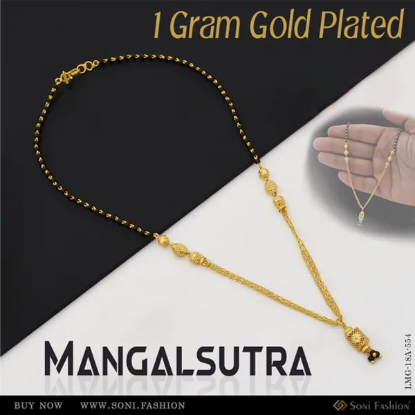 1_Gram_Gold_Plated_Designer_Mangalsutra_For_Women_Style_A554