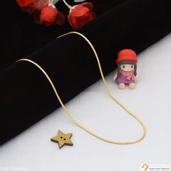 1_Gram_Gold_Plated_Finely_Detailed_Best_Quality_Chain_For_Ladies_Style_A466