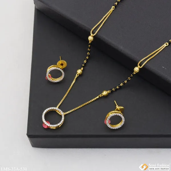 1_Gram_Gold_Plated_Finely_Detailed_Mangalsutra_Set_For_Women_Style_A530