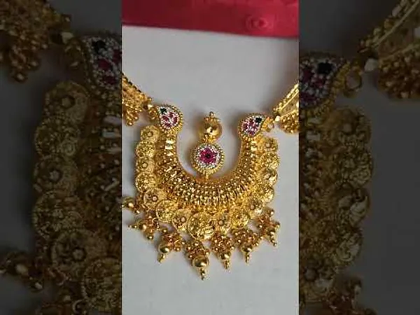 1_Gram_Gold_Plated_Latest_Design_Necklace_Set_For_Women_Style_B023
