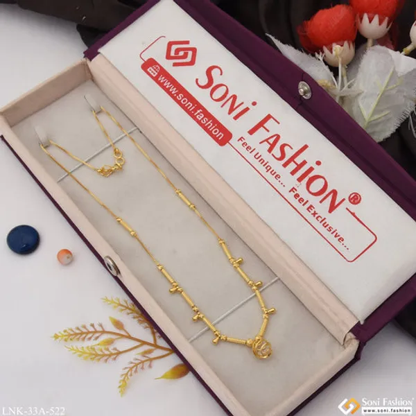 1_Gram_Gold_Plated_Artisanal_Design_Necklace_For_Ladies_Style_A522