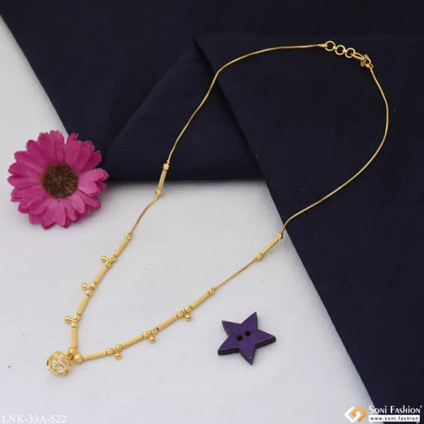 1_Gram_Gold_Plated_Artisanal_Design_Necklace_For_Ladies_Style_A522