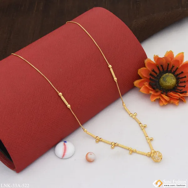 1_Gram_Gold_Plated_Artisanal_Design_Necklace_For_Ladies_Style_A522