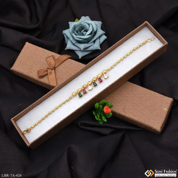 Stunning_Design_Gold_Plated_Bracelet_For_Ladies_Style_A426