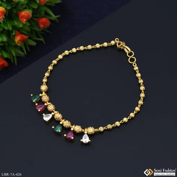 Stunning_Design_Gold_Plated_Bracelet_For_Ladies_Style_A426
