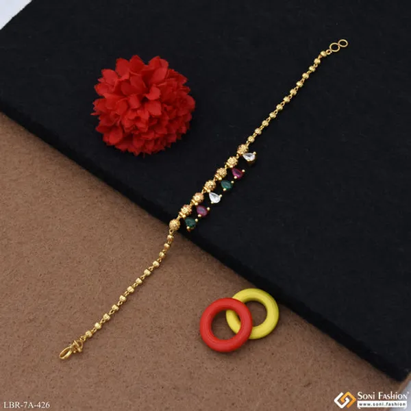 Stunning_Design_Gold_Plated_Bracelet_For_Ladies_Style_A426
