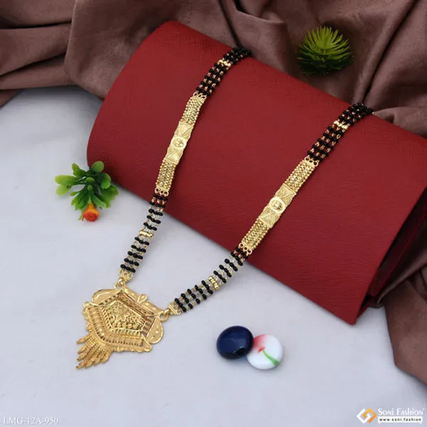 Finely_Detailed_Gold_Plated_Mangalsutra_For_Women_Style_A950