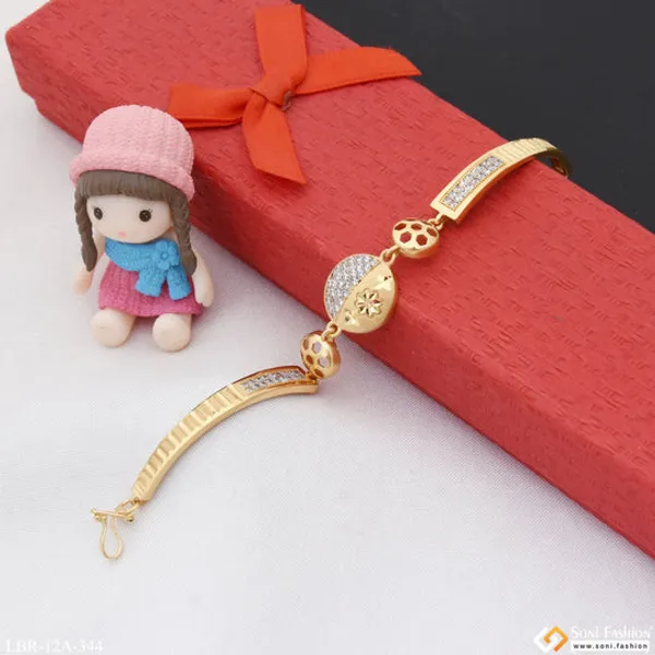 Fashionable_With_Diamond_Chic_Design_Gold_Plated_Bracelet_For_Ladies_Style_A344