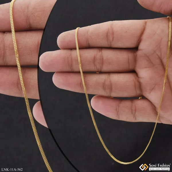 1_Gram_Gold_Plated_Eye_Catching_Design_Chain_For_Ladies_Style_A562