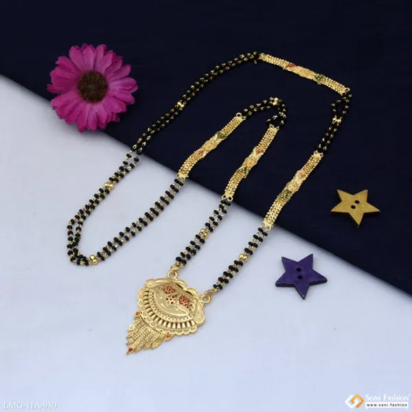 Latest_Design_Gold_Plated_Mangalsutra_For_Women_Style_A980