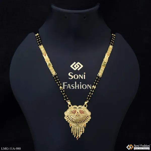 Latest_Design_Gold_Plated_Mangalsutra_For_Women_Style_A980