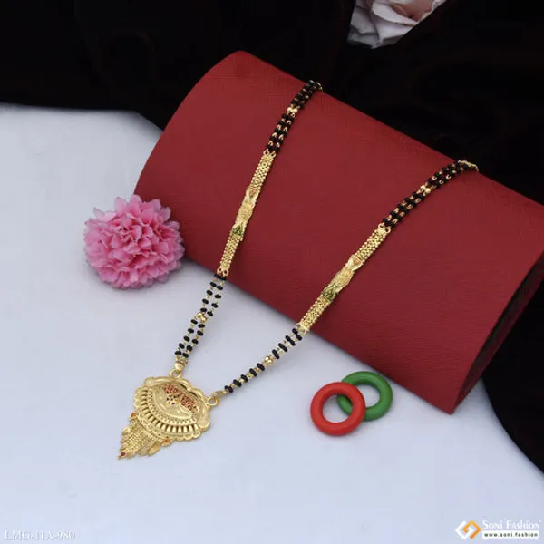 Latest_Design_Gold_Plated_Mangalsutra_For_Women_Style_A980