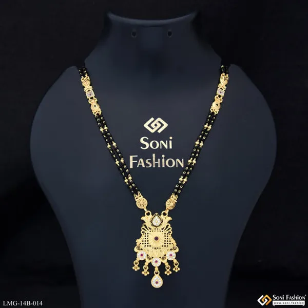 Glittering_Design_Gold_Plated_Mangalsutra_For_Women_Style_B014